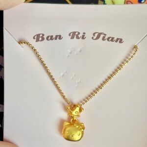 Gold plated Hello Kitty Necklace